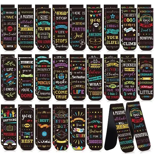 48 Piece Inspiring Magnetic Bookmark Inspiring Theme Magnetic Page