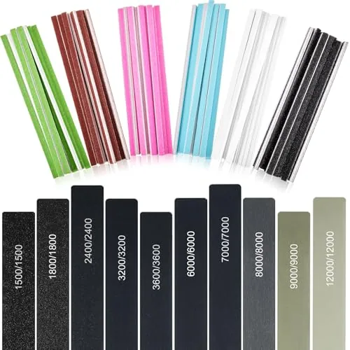 70 Piece Sanding Sticks Polishing Sticks Fine Sanding Twig Coded